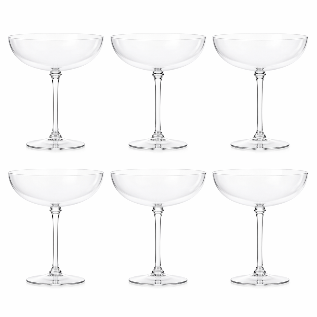 Classic Clear Coupe Glass Set