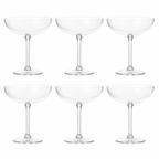 Classic Clear Coupe Glass Set