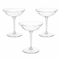 Elegant Scalloped Rim Glass Coupe