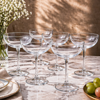 Classic Clear Coupe Glass Set